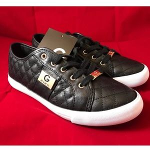 Guess Backer Lace Up Quilted Sneakers